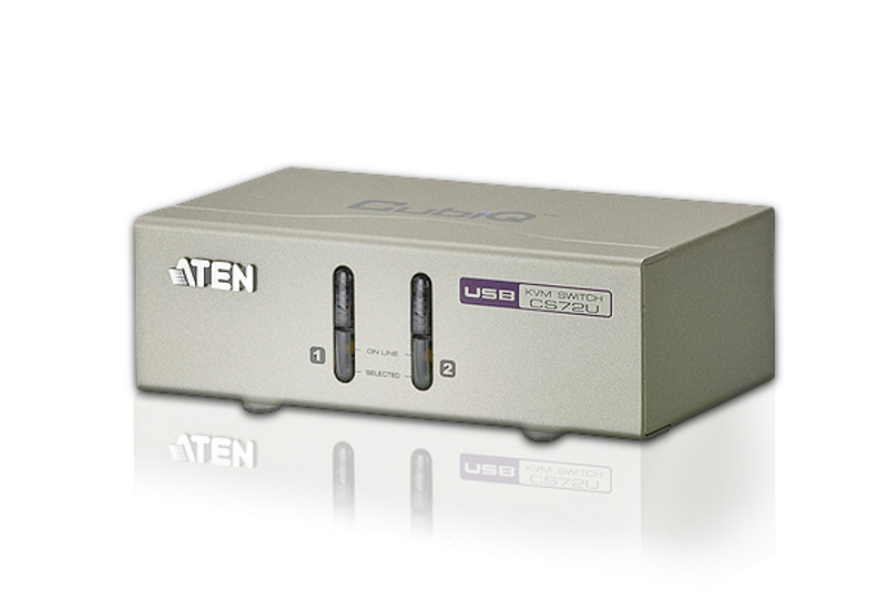 Aten KVM  2-PC 1-Bruker CS72U