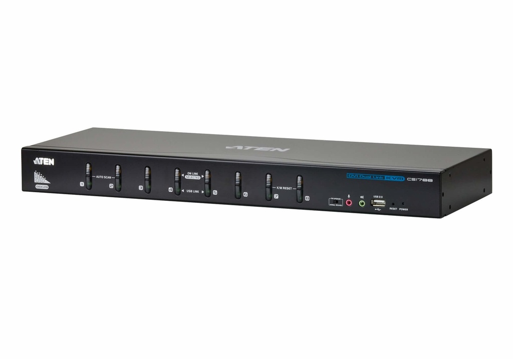 Aten KVM 8-PC 1-User Rack CS1788