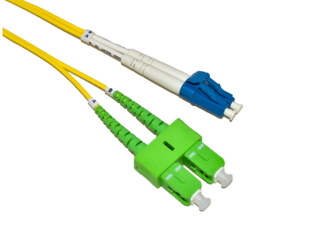 LinkIT fiber optic cable OS2 LC-UPC/SC-APC 35m