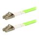 LinkIT fiber cord OM5 LC/LC Lime 0.5m