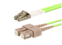 LinkIT fiber cable OM5 LC/SC Lime 0.5m