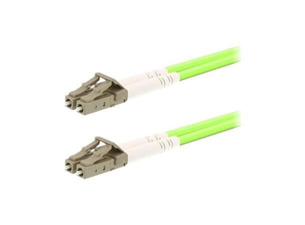 LinkIT fiber cable OM5 LC/LC Lime 10m