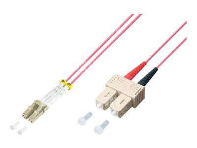 LinkIT fiber cable OM4 LC/SC 1m