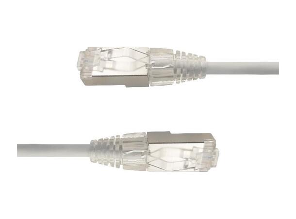 LinkIT SlimPatch U/FTP Cat6a gray 1m