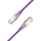 LinkIT SlimPatch F/UTP Cat6a purple 1m