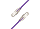 LinkIT SlimPatch F/UTP Cat6a purple 3m