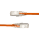 LinkIT SlimPatch F/UTP Cat6a Orange 0.2m