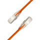 LinkIT SlimPatch F/UTP Cat6a Orange 1m