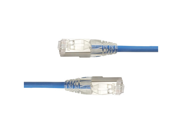 LinkIT SlimPatch U/FTP Cat6a blue 7m