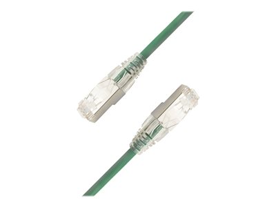 LinkIT SlimPatch F/UTP Cat6a green 1m