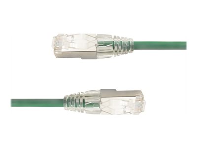 LinkIT SlimPatch F/UTP Cat6a green 2m