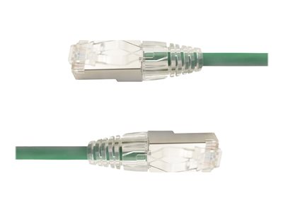 LinkIT SlimPatch F/UTP Cat6a green 5m