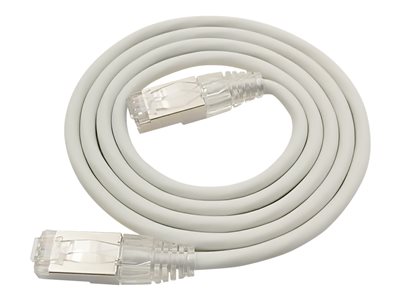 LinkIT SlimPatch F/UTP Cat6a grå 0.3m