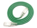 LinkIT SlimPatch F/UTP Cat6a green 0.2m