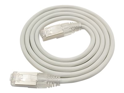 LinkIT SlimPatch F/UTP Cat6a grå 0.5m