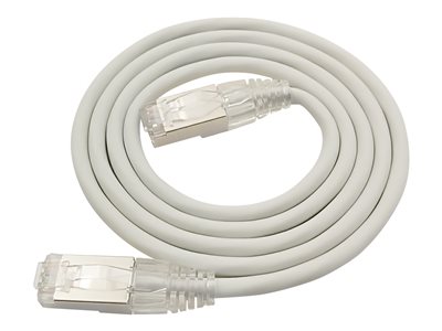 LinkIT SlimPatch F/UTP Cat6a grå 1m