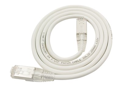 LinkIT SlimPatch F/UTP Cat6a white 0.5m