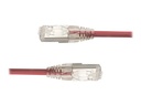 LinkIT SlimPatch F/UTP Cat6a rød 0.5m