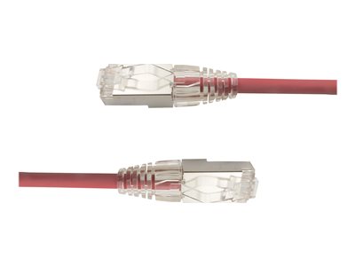 LinkIT SlimPatch F/UTP Cat6a red 1m