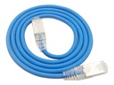 LinkIT SlimPatch F/UTP Cat6a Blue 3.5m