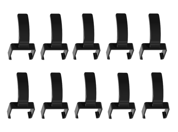 LinkIT ColorFlex Cat6a clips black