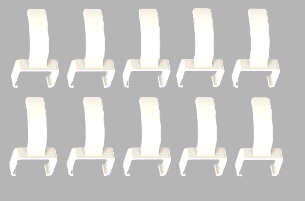 LinkIT ColorFlex Cat6a clips hvit