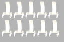 LinkIT ColorFlex Cat6a clips white
