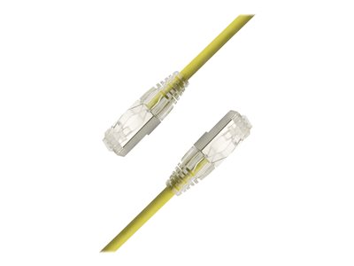 LinkIT SlimPatch F/UTP Cat6a yellow 1.5m