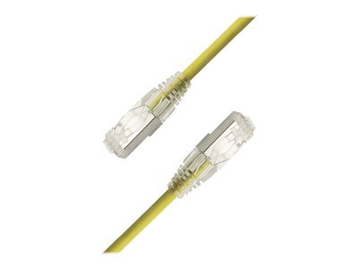 LinkIT SlimPatch F/UTP Cat6a yellow 2.5m