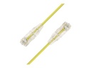 LinkIT SlimPatch U/UTP Cat6a yellow 0.2m