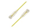 LinkIT SlimPatch U/UTP Cat6a yellow 0.5m