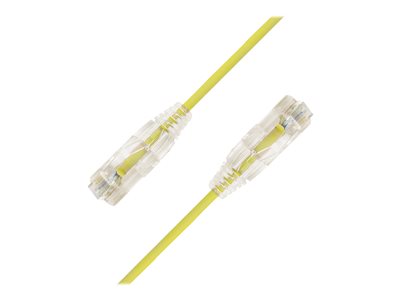 LinkIT SlimPatch U/UTP Cat6a yellow 1.5m