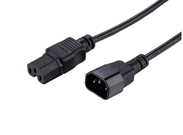 LinkIT power cable C15/C14 black 2m