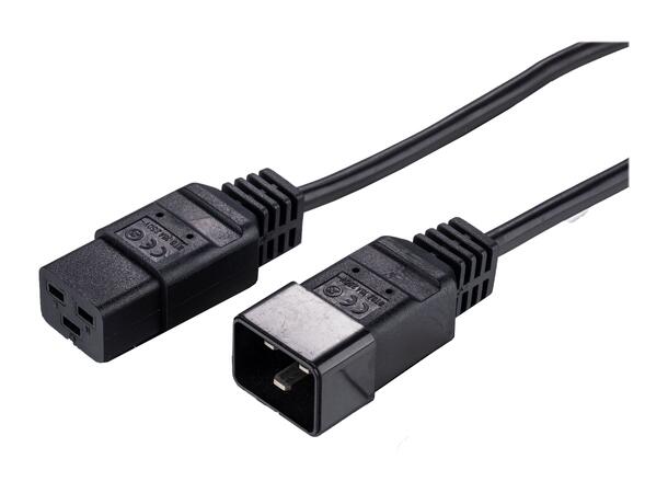 LinkIT power cable C19/C20 black 1m