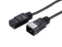 LinkIT strømkabel C19/C20 svart 7m