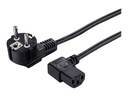 LinkIT strømkabel CEE 7/7 - C13 svart 2m