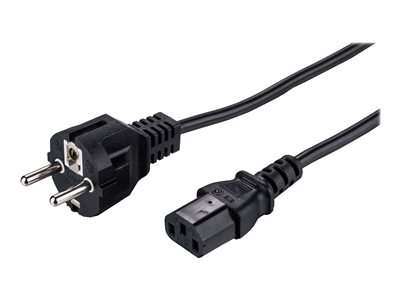 LinkIT power cable CEE 7/7 - C13 black 1m