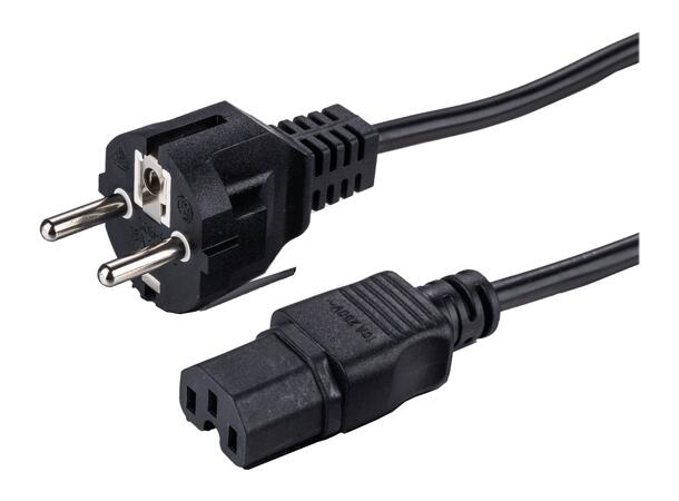 LinkIT power cable CEE7/7 - C15 black 2m