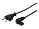 LinkIT strømkabel CEE7/16 - C7 svart 1m