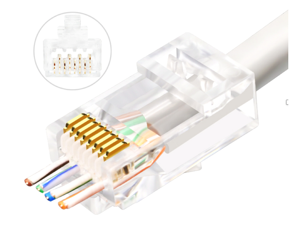 LinkIT Easy RJ45 UTP plug 5.0 - 6.3mm