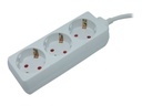 Elivi Power strip with 3 outlets, 3m