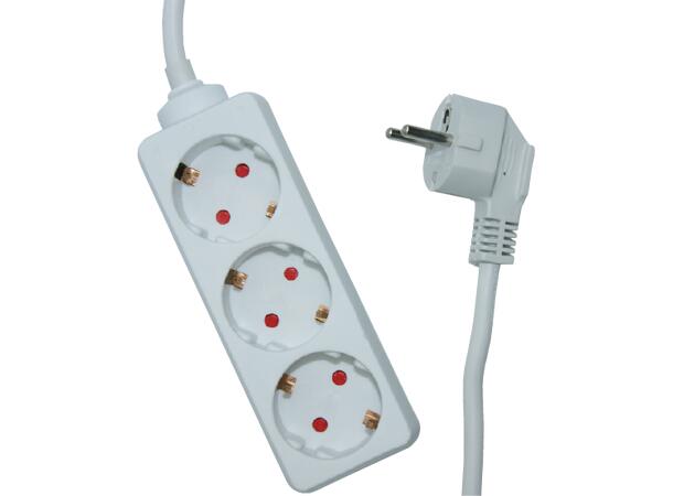 Elivi Power strip 3 outlets 3m