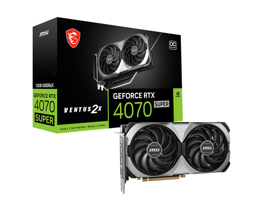 [NR]GeForce RTX 4070 SUPER 12G VENTUS 2X OC