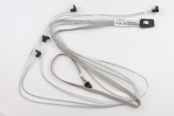 Ipass To 4 SATA Cable, 30AWG, 75/75/90/90 CM W/ 75CM SB, RA