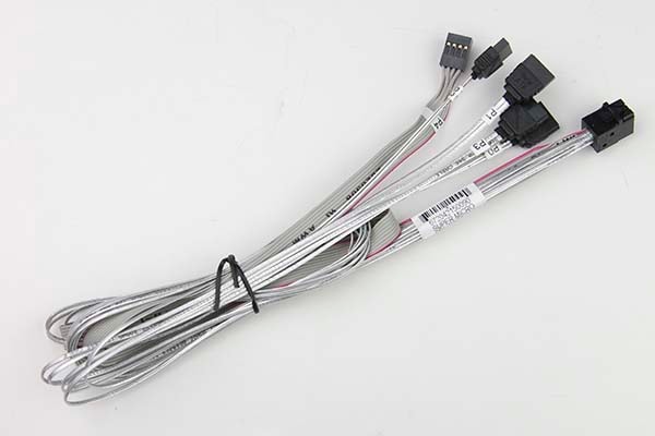 Cross-over Mini SAS HD to 4 SATA w/SB, S. 75cm. 30AWG