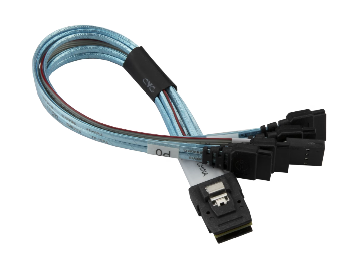 Supermicro Internal iPASS Molex SFF-8087 23cm with Sideband 25cm Cable