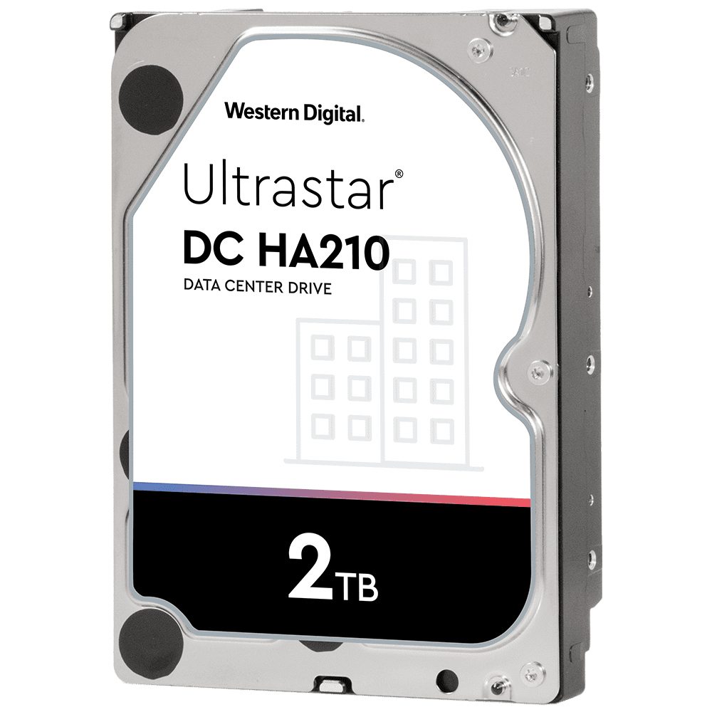 HGST/WDC 3.5" 2TB SATA 6Gb/s 7.2KRPM 128M 1W10002 512n