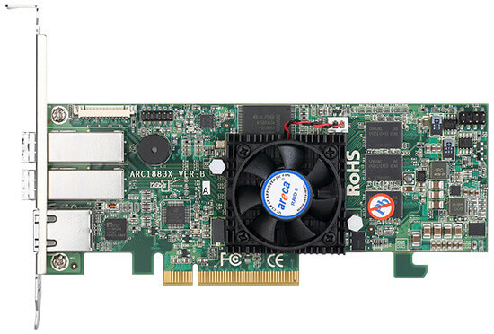 ARECA 1883X 8port 12Gb/s SAS RAID PCIe x8 Card