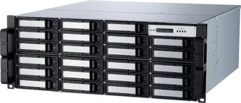 Areca RAID 4U Rack, 24x 12Gb/s SAS HDD's