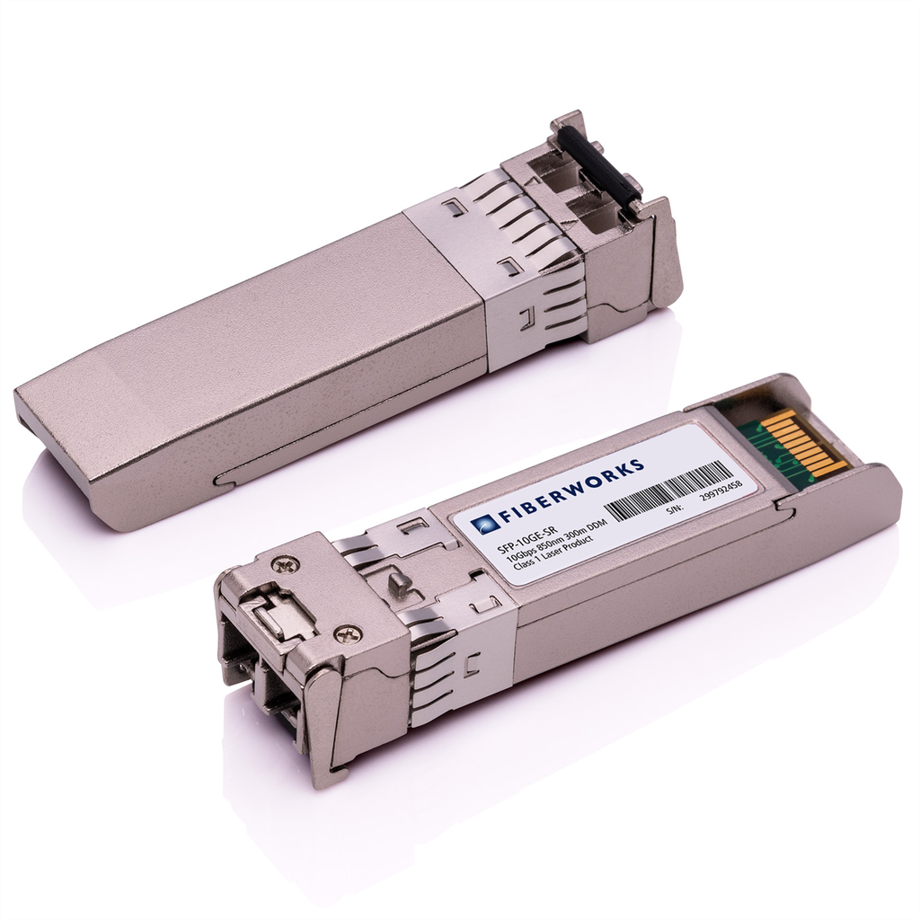 SFP-10GE-SR-C, SFP+, 10G Ethernet, DDM, 300m 850nm, 4dB, MM, Cisco (Fiberworks)